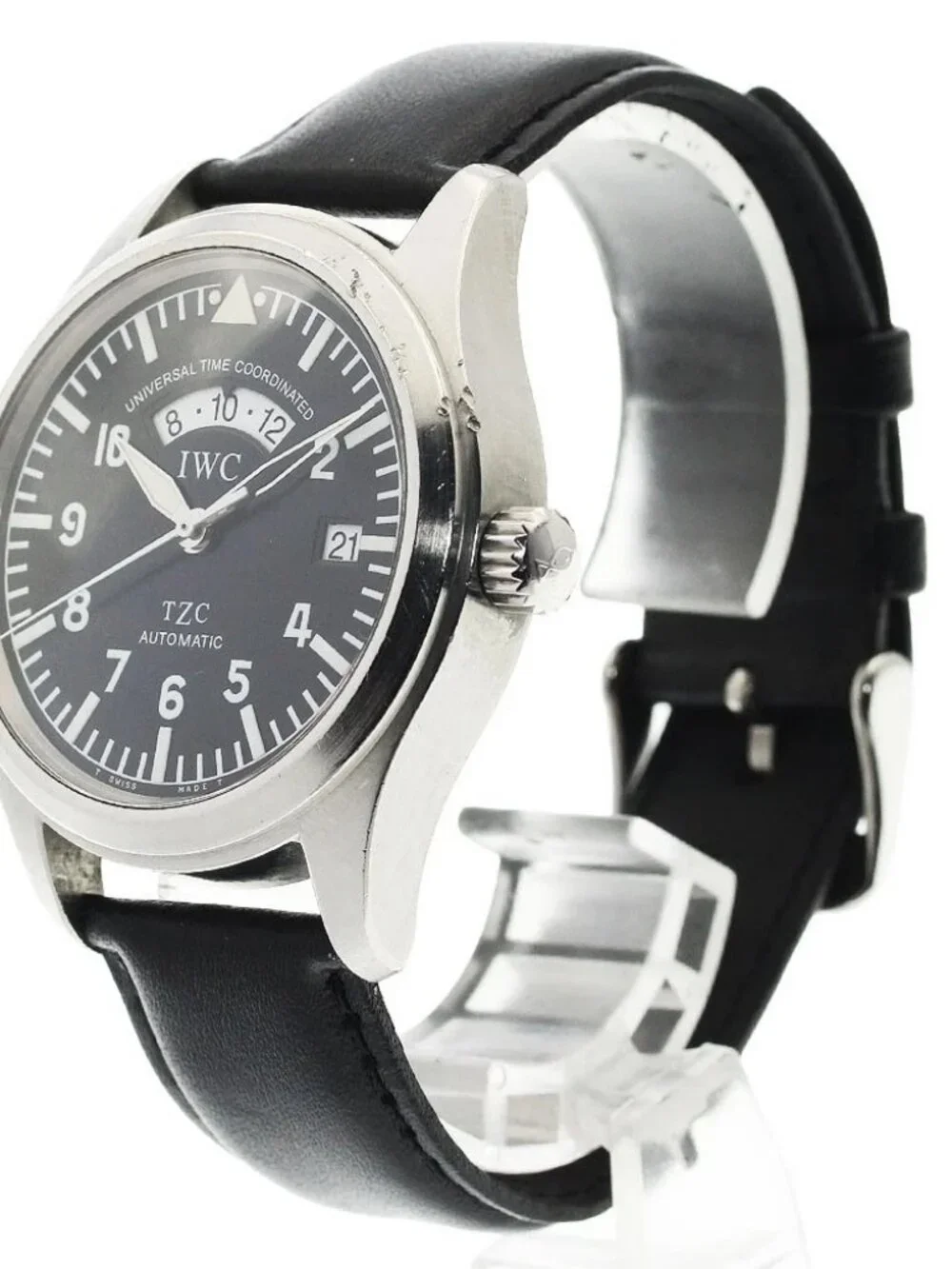IWC SCHAFFHAUSEN Freeger UTC IW325101 Date black Dial Automatic Men's